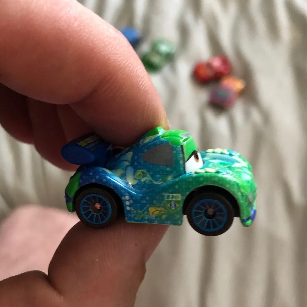 Die-Cast Mini Race Car Set - Red, Blue, Green, Yellow, Purple, Orange